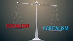 Socialism and Capitalism Stock Footage