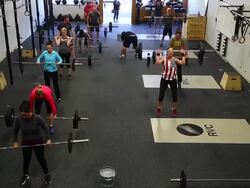 CrossFit: Workout Regimen With A Fiercely Loyal Following Stock Footage