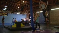 Bringing circus skills into the gym News Clip