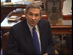 Wolfowitz reax after Bush nominates him to head World Bank News Clip