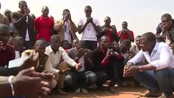 CLEAN : Niger Thosuands demonstrate in honor of students killed in 1990 News Clip