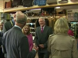 Prince Charles & Camilla Duchess of Cornwall Visit Hay Festival News Clip