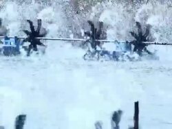 Water Surface Aerator Stock Footage