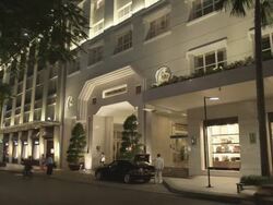 Exclusive Shops in Vicom Building on Nguyen Hue Stock Footage