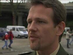 Minor scuffles as protesters rally against anti-mosque gathering News Clip