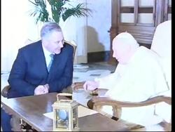 Pope meets Croatian prime minister Sanader News Clip