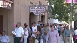 ATMOSPHERE - Former President Jimmy Carter Book Signing For 'A Full Life: Reflections At Ninety' Stock Footage