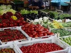 Farmers Market in Rome, Italy, Europe - 1920x1080 Stock Footage