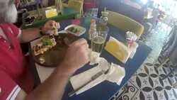 At Cafe: Eating, Drinking, Working Stock Footage