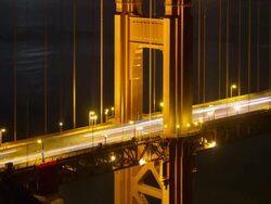 Time Lapse Of The Golden Gate Bridge Stock Footage
