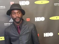 Gary Clark Jr. at 28th Annual Rock and Roll Hall Of Fame Induction Ceremony - Arrivals 4/18/2013 in Los Angeles, CA.(Footage by WireImage Video/Getty Images Entertainment Video) Stock Footage