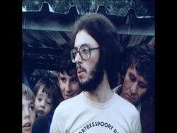 UPITN 30 5 79  PETER SNYMAN LEAVES CAGE OF SNAKES AFTER 50 DAYS News Clip