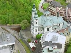 WS AERIAL View of Russisch orthodox Kirche St. Peter und Paul / Dubrovnik, Dubrovnik Neretva County, Croatia Stock Footage