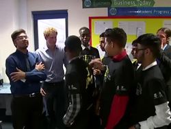 Prince Harry visits Bethnal Green Academy to raise awareness for Invictus Games using social media News Clip