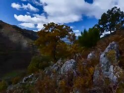 Time Lapse Ambroz Valley, Caceres, Spain Stock Footage
