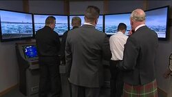 Prince Charles using a ship simulator News Clip