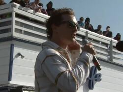 Matthew McConaughey at MaliBLUE Festival, Sponsored by Emergen-C and Surfrider Stock Footage