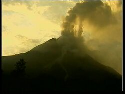 INDONESIA: MOUNT MERAPI SPEWS LAVA News Clip