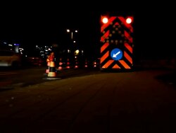 Roadworks Stock Footage