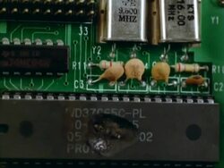 Circuit Board - CU top shot, burns out Stock Footage
