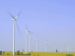 Wind Turbines Stock Footage