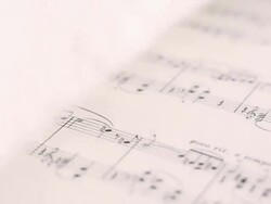 Sheet Music Stock Footage