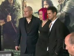 Andy Wachowski, Lana Wachowski, Tom Tykwer at Cloud Atlas Los Angeles Premiere on 10/24/2012 in Hollywood, CA.(Footage by WireImage Video/Getty Images Entertainment Video) Stock Footage