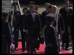 Arrival of Taiwanese president in Managua News Clip