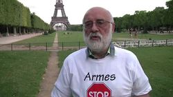 Ringing of peace bell in Berlin to mark 68th anniversary of Hiroshima bombing; memorial in Paris News Clip