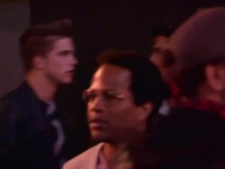 River Viiperi at 1 Oak in West Hollywood Stock Footage