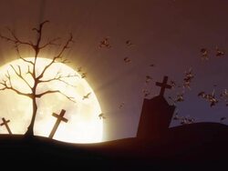 Creepy Scene For Halloween HD Stock Footage