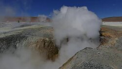 Bolivia Geyser Stock Footage
