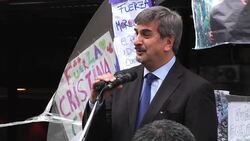 Prayers outside hospital; medical officials say Fernandez is recovering well Instructional Video