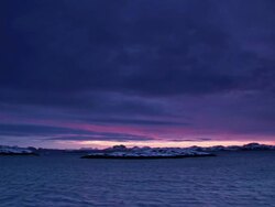 Arctic Ocean Dawn Stock Footage