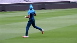 CLEAN : India cricket team train ahead of QF with Bangladesh News Clip