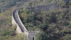 Great Wall of China in Summer Stock Footage