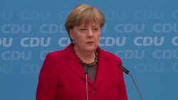 VOICED : Merkel: Alemania se beneficia del cierre en los Balcanes News Clip