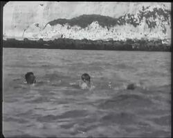 South Foreland - Temme's Channel swim. News Clip
