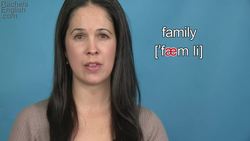 How to Pronounce FAMILY - Word of the Week - American English Pronunciation Instructional Video