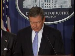 Announces new arrests on terror financing News Clip