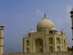 Taj Mahal timelapse Stock Footage