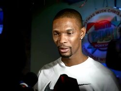 Chris Bosh at Christmas With Chris Bosh At 'Santa Stock Footage