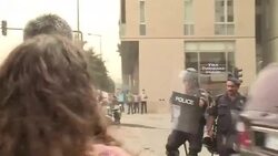 CLEAN : Fresh protests as Lebanon parties meet to end gridlock (2) News Clip