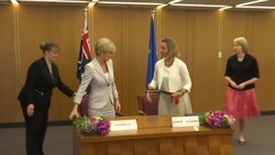 EU-Australia sign agreement in Manila News Clip