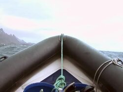 HD: Speeding boat Stock Footage