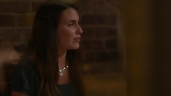 Woman orders from menu at fine dining restaurant Stock Footage