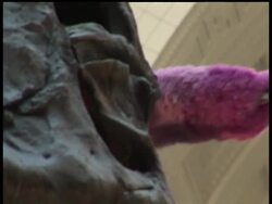 Sue, the most complete T-Rex fossil, gets a cleaning for her 10th anniversary at The Field Museum in Chicago. News Clip