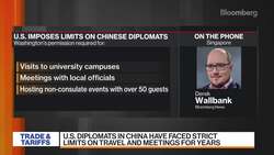 U.S.  Imposes New Limits on Chinese Diplomats News Clip