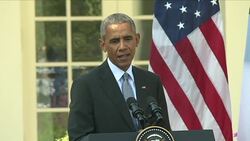 CLEAN : Trump's unpredecented flattery of Putin out of step: Obama News Clip