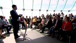 Nick Clegg press conference in Portsmouth News Clip